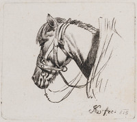 KG 01525
<br/>
Paardehoofd
<br/>
<em>Klein, Johann Adam (1792-1875)</em>